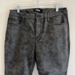 Women’s petite Express pleather pants size 12p
